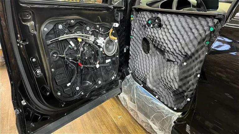 Шумоизоляция Hyundai Sabta Fe 2022 двер 4