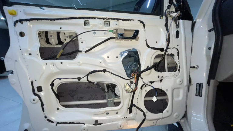 Шумоизоляция Mitsubishi Pajero двер 3 (1)