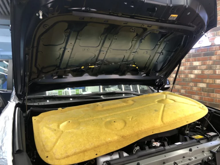 шумоизоляция Toyota Land Cruiser Prado 2021 капот 1